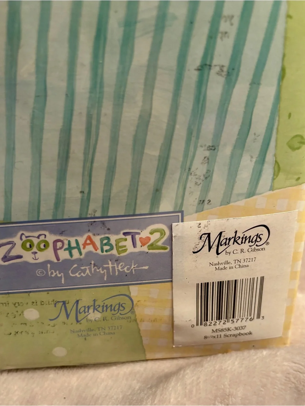 Cathy Heck zoophabetz scrapbook